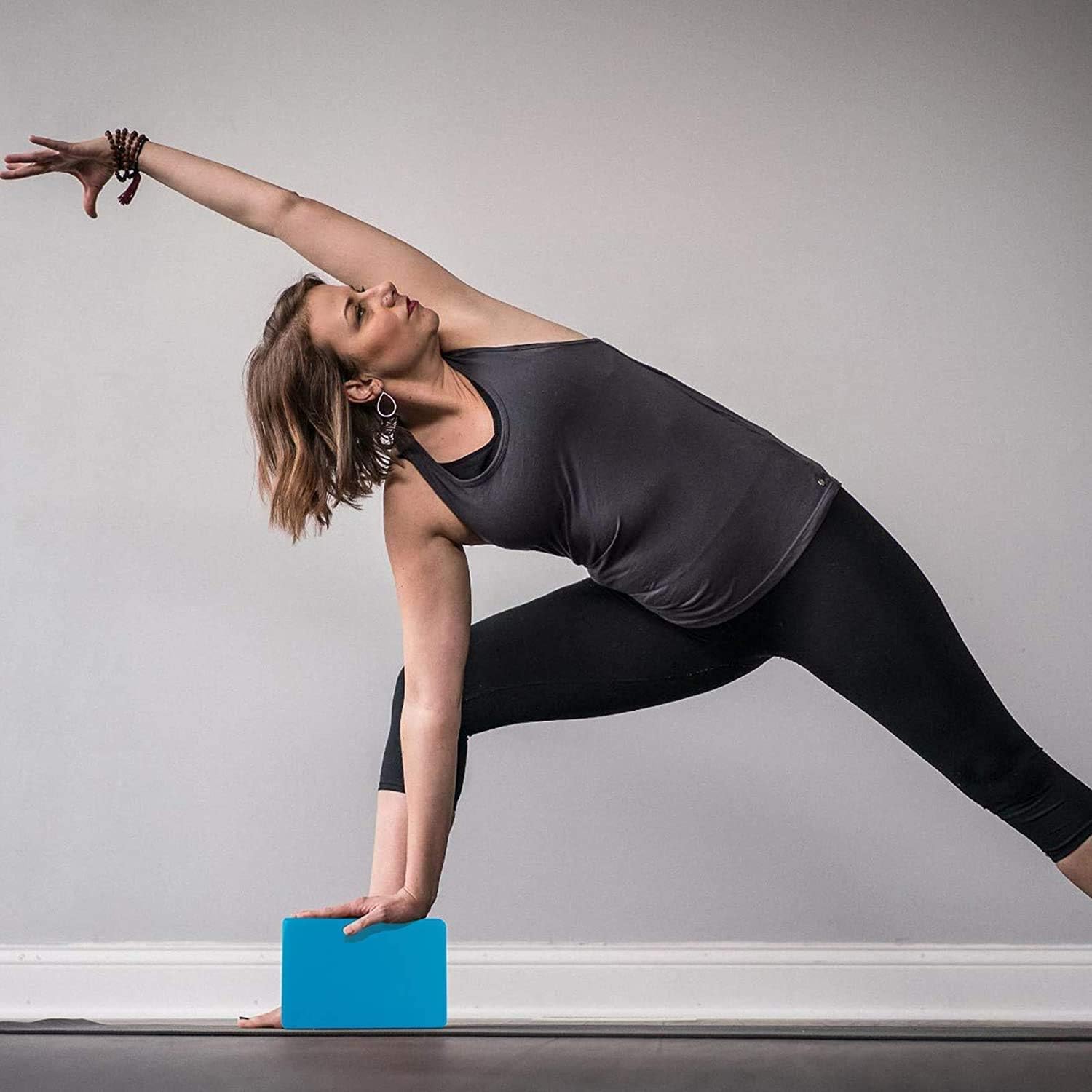 Yoga Blocks 9x6x3, 2 Pack High Density Yoga Brick Foam Blocks to Improve Strength, Flexibility and Balance, Light Weight and Non-Slip Surface, Pilates and Meditation (Gemstone Blue) - Image 6