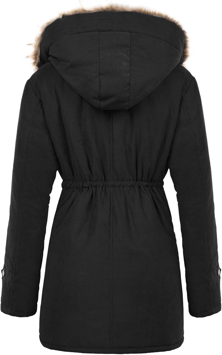 GRACE KARIN Women's Winter Coats Fleece Parkas Anoraks Hooded Military Jacket Coats - Image 2