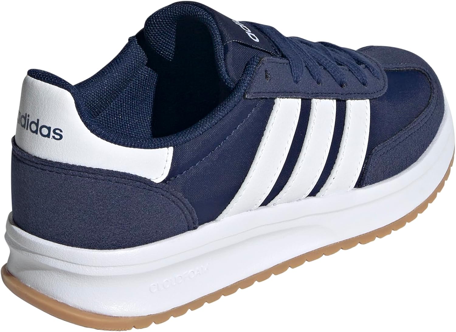 adidas Kids Girls Run 70S 2.0 Lace Up Sneakers Shoes Casual - White - Image 8