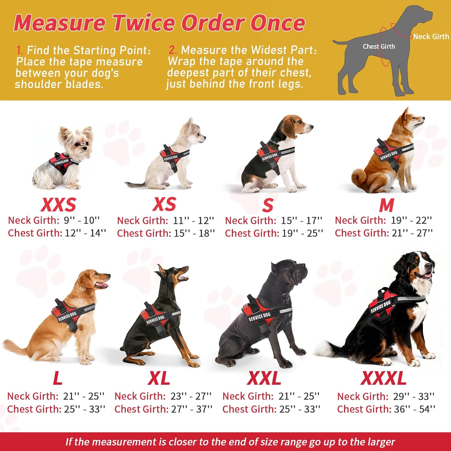 Opstin Service Dog Vest, ID Tag + 50 ADA Information Cards, Service Dog Harness in Sizes X Small to XX Large, Metal Dog Tag has Ruggedized Clip, 2-Sided Service Animal Cards,ESA Accessory Set Small - Image 6