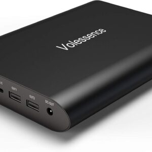 50000mAh Power Bank for Laptop, High Capacity Portable Charger with Fast Charging DC Output 5/8.4/9/12/16/20V External Battery Charger for Dell,HP,MacBook Pro,Samsung, iPhone, and More