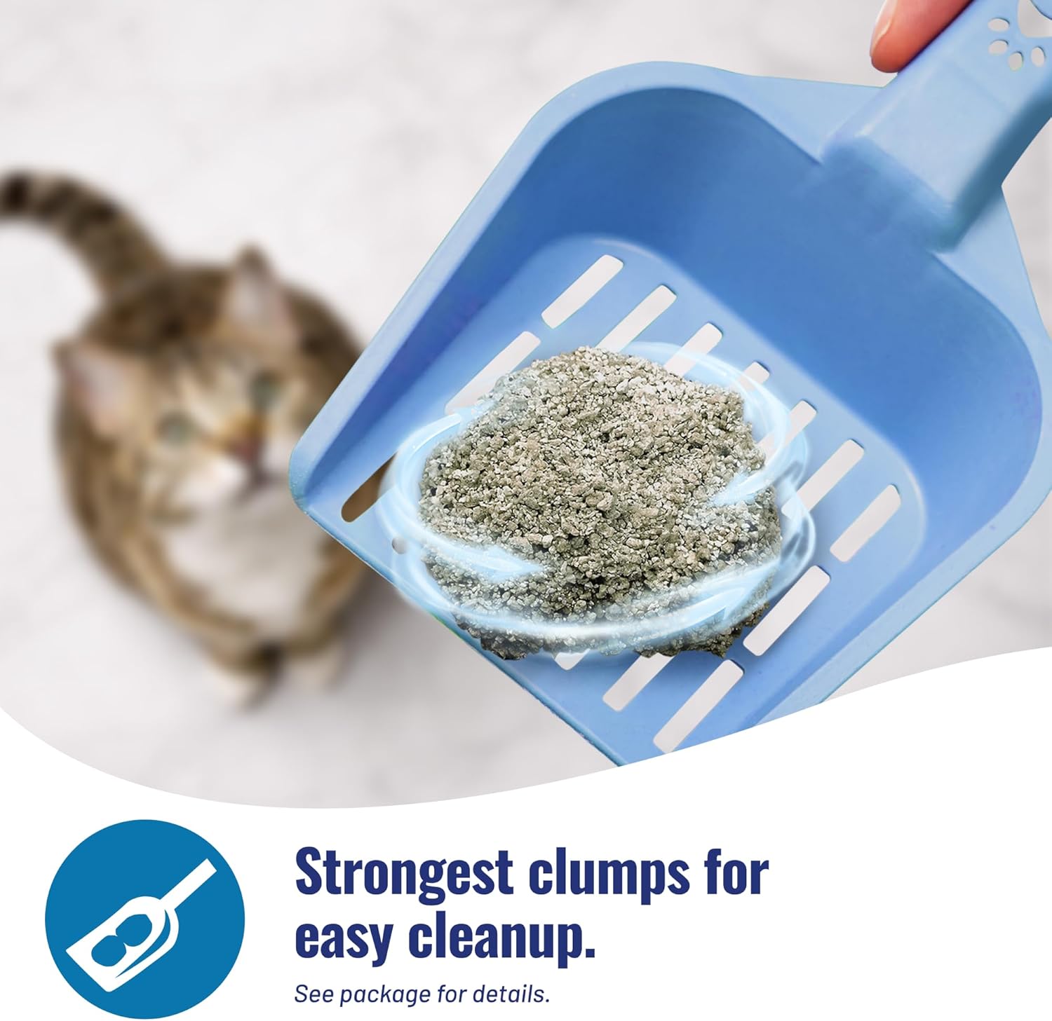 Cat's Pride Max Power: Total Odor Control - Up to 10 Days of Powerful Odor Control - Strong Clumping - Hypoallergenic - 99% Dust Free - Multi-Cat Litter, Unscented, 15 Pounds - Image 6