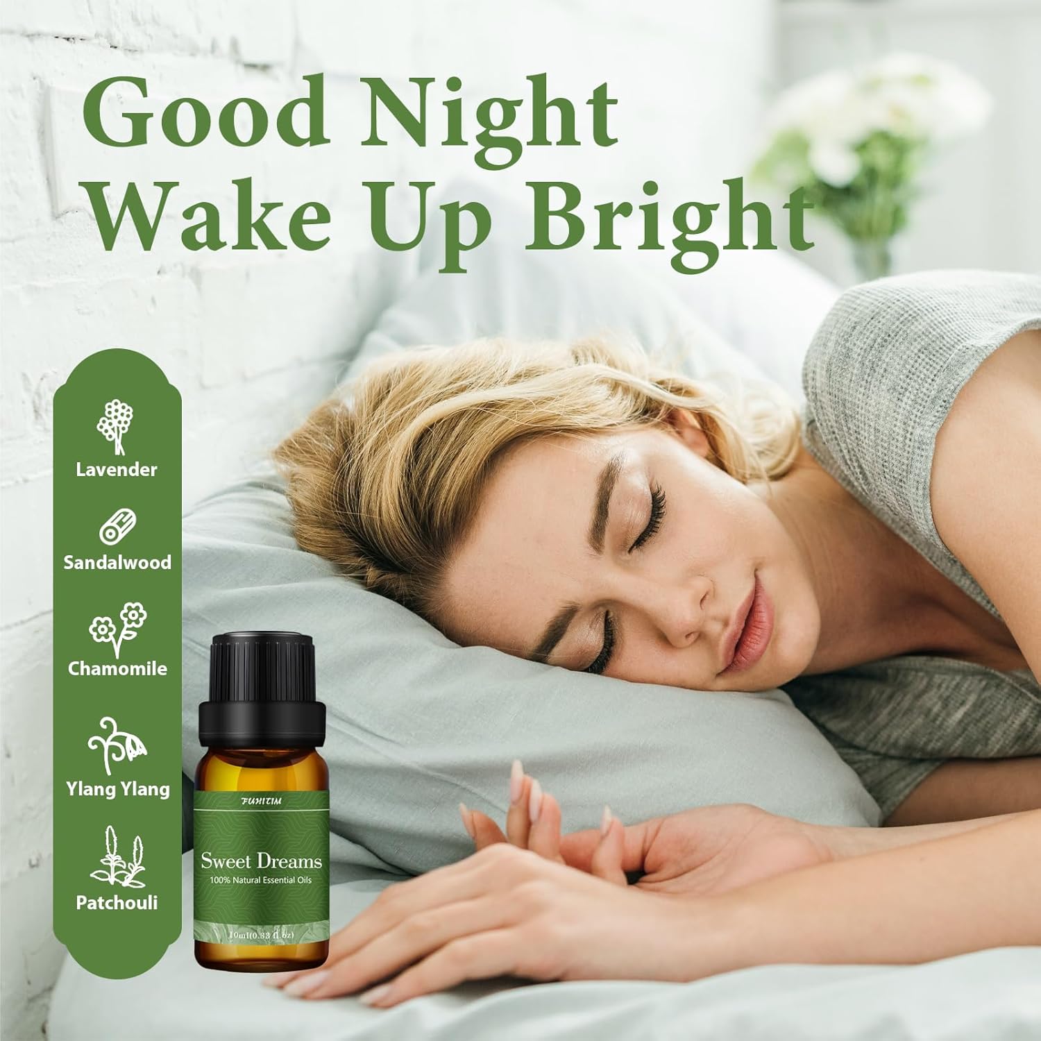 Essential Oils Blends Set for Diffusers for Home, Aromatherapy Diffuser Oil Scents - Calming, Sweet Dreams, Immunity, Relax, Mood, Fresh Air, Fragrance Oils for Diffusers, Massage, for Halloween6*10ML - Image 2