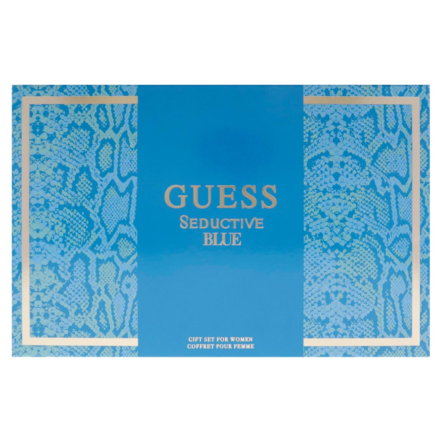 Guess Seductive Blue by Guess for Women - 4 Pc Gift Set 2.5oz EDT Spray, 3.4oz Body Lotion, 0.5oz EDT Spray, Pouch - Image 5