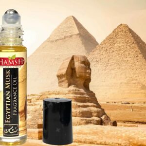 Egyptian Musk Perfume Oil Roll-On 10ml | Arabian Unisex Fragrance | Long-Lasting Alcohol-Free Musk & Floral Scent | Pure Concentrated Attar Oil in Glass Bottle