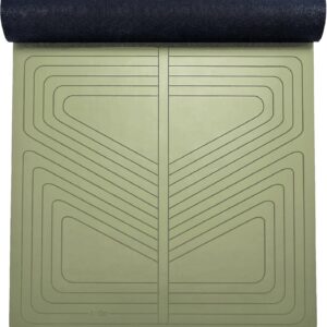 agoy PRO+ WARRIOR – Premium Non-Slip Yoga Mat – Eco-Conscious Design – PU Mat With Wet/Dry Grip+ – Focus Alignment – Lazer-Etched Technology – A Portable Standard Size Mat for All Styles of Yoga