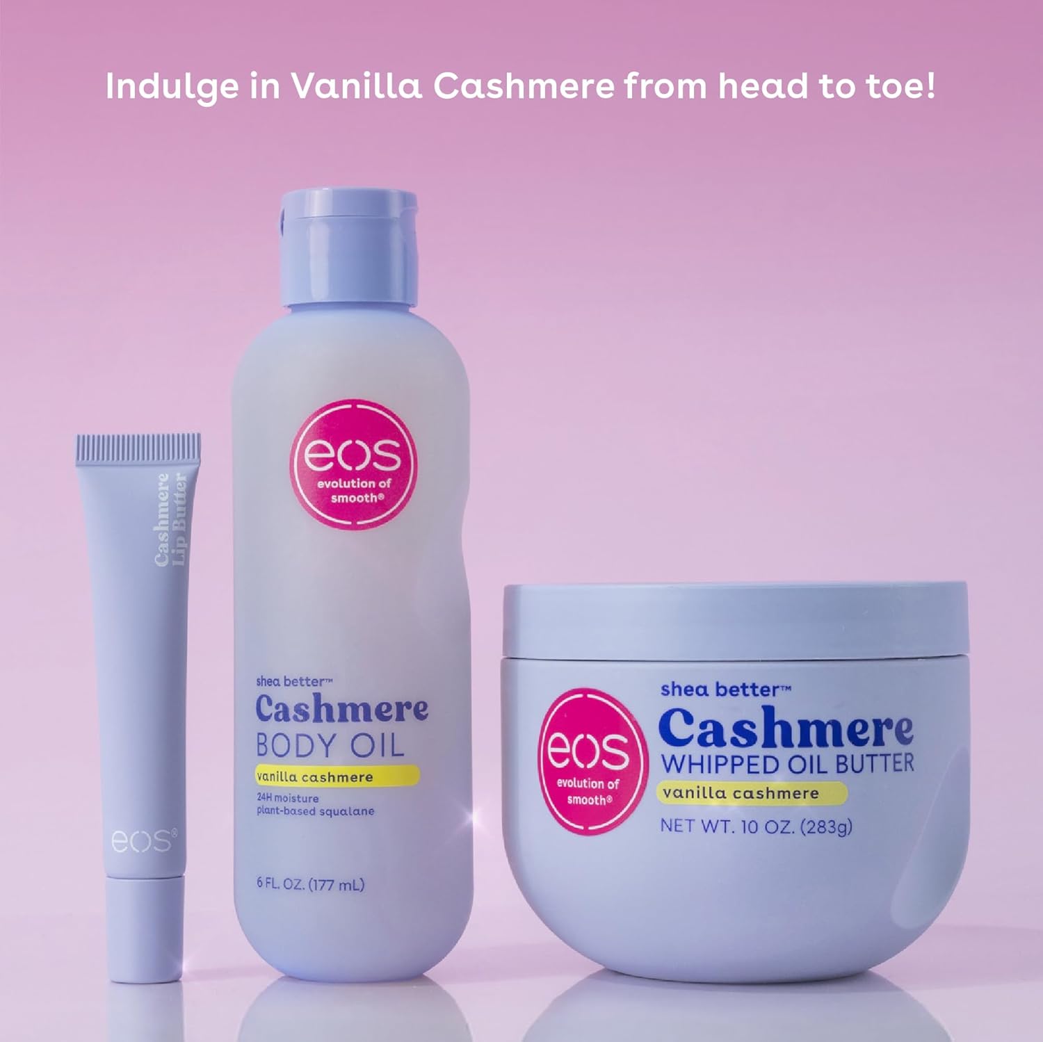 eos Cashmere Oil, Vanilla, 24 Hour Moisture, Plant-Based Squalane to Soothe, Soften and Smooth Dry Skin, 6 fl oz - Image 7