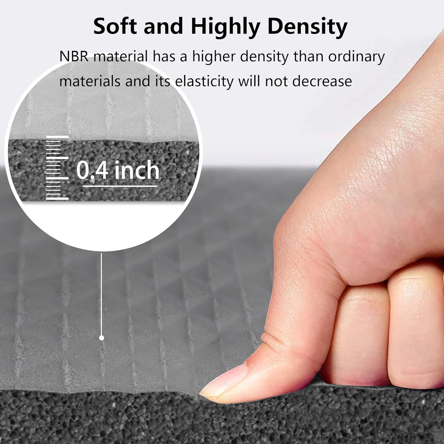 LFS Yoga Mat 72.8" x 31.5" x 2/5 inch Thick With Strap and Bag, Extra Wide Workout Mat for Women and Men, Non Slip Exercise Mat for Home Outdoor Yoga, Pilates, Stretching, Floor & Fitness Workouts - Image 4