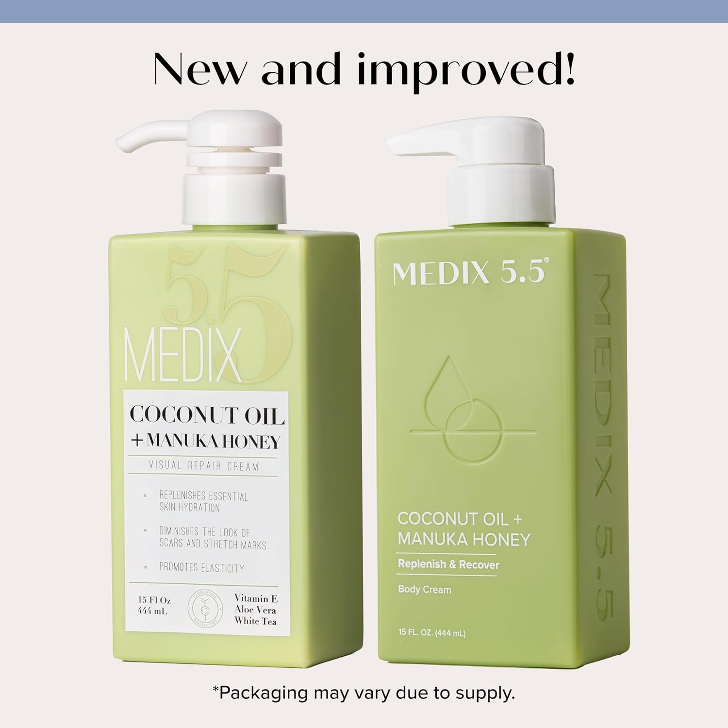 Medix 5.5 Men & Women Coconut Body Lotion + Manuka Honey Cream | Natural Coconut Oil Lotion | Moisturizer Cream Body Butter Skin Care Balm | Stretch Marks, Cellulite, & Dry Skin |15 Fl Oz - Image 8