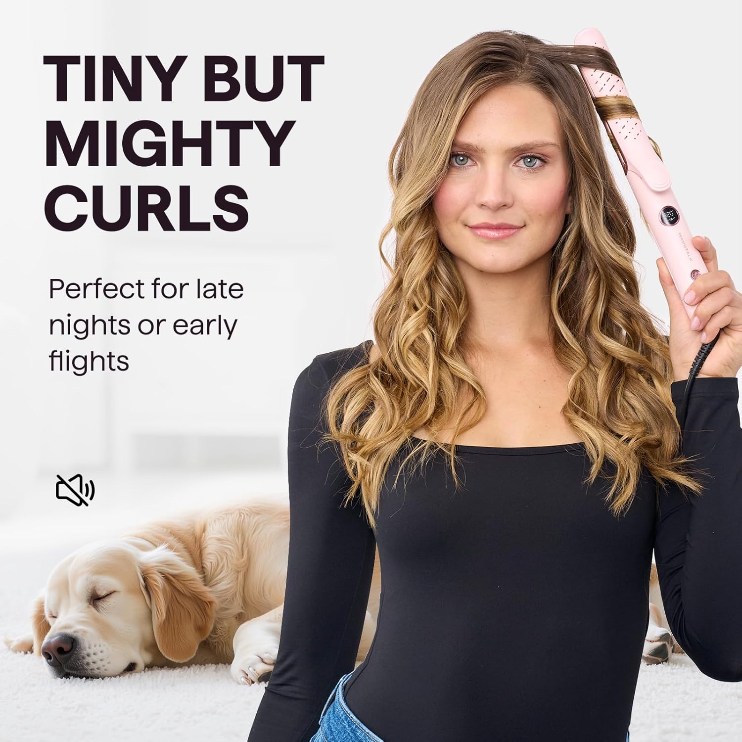 Wavytalk Airflow Styler Whirlwind Curl, Hair Straightener and Curler 2 in 1, Upgraded Curling Iron & Flat Iron Achieve One Pass Curl, Less Damage to Hair - Image 6