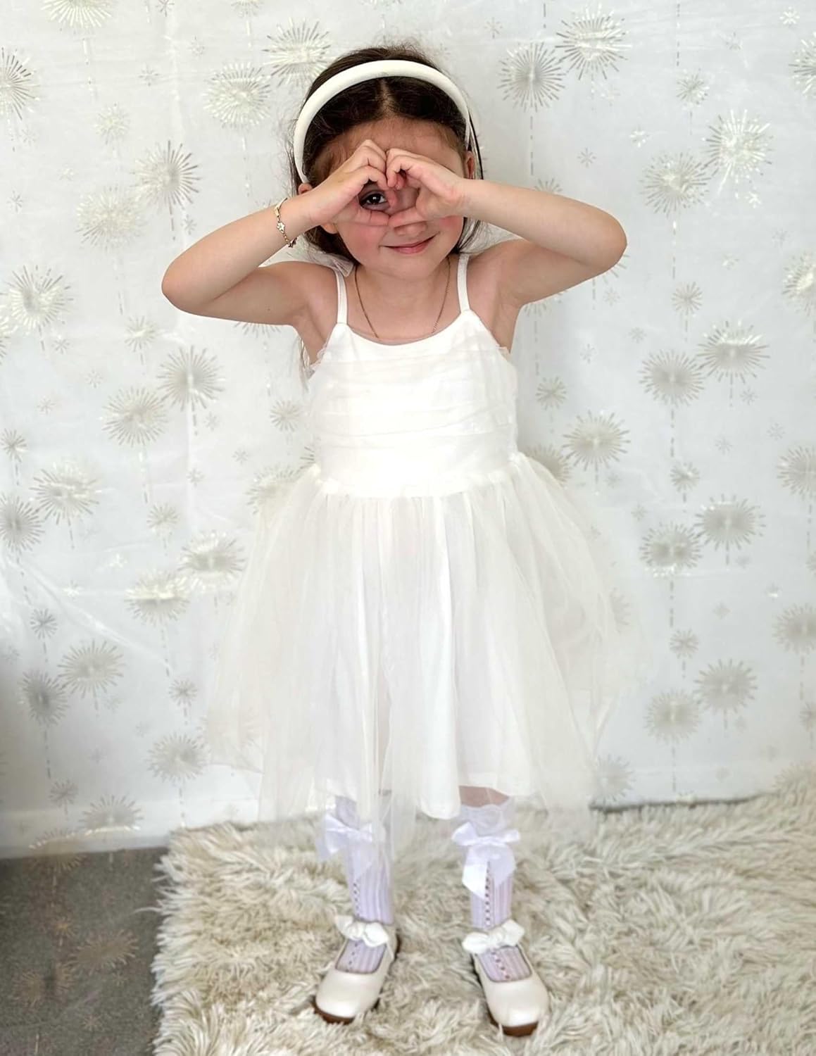 Arshiner Toddler Tulle Dress Girls Spaghetti Strap Birthday Princess Photoshoot Tutu Dresses - Image 5