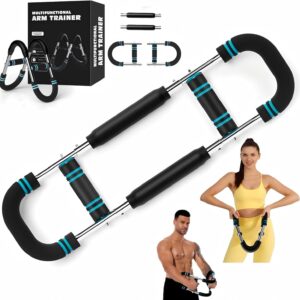 Twister Arm Trainer, 40-100lb Adjustable Chest Workout Equipment Power Twist Arm Trainer, Forearm Strengthener, Portable Spring Resistance for Home Fitness