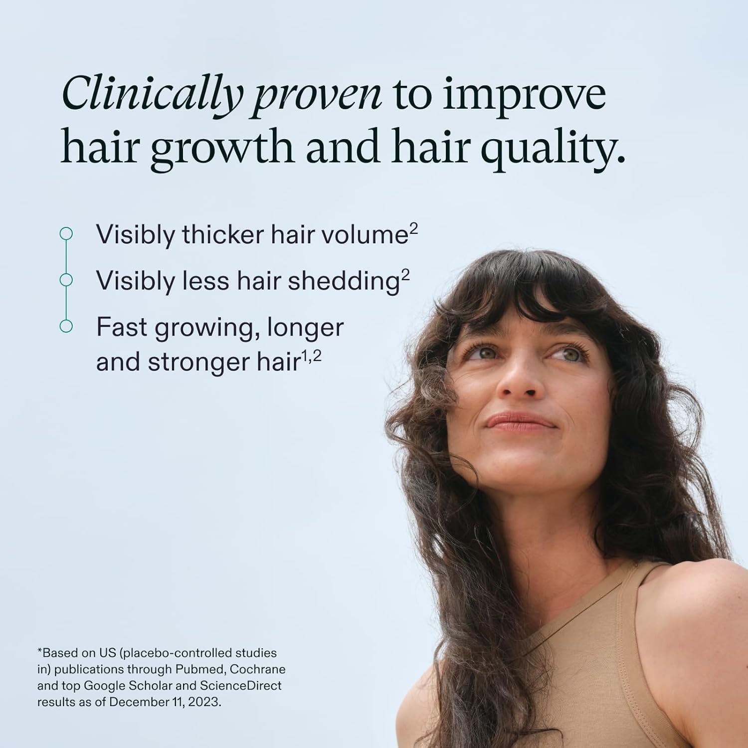 Nutrafol Women's Hair Growth Supplements, Ages 18-44, Clinically Proven for Visibly Thicker and Stronger Hair in 3-6 Months, Dermatologist Recommended - 2 Month Supply, 2 Refill Pouches - Image 3