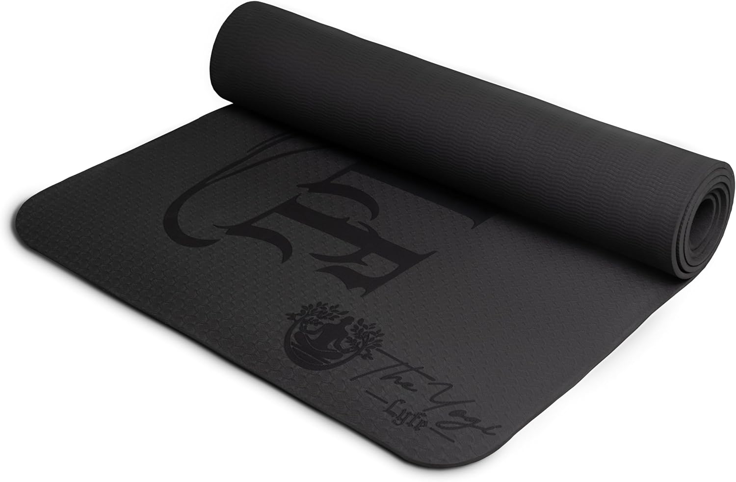 Hero Lyfe Yoga Mat – “We the People” Skull Engraving, Non-Slip Black TPE, 72" x 24" x 6mm, Patriotic Fitness Mat for Veterans and First Responders - Image 5