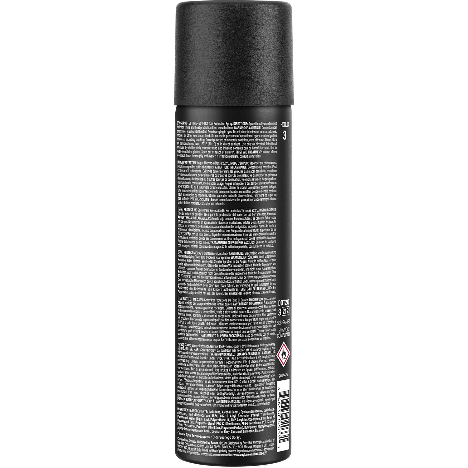 SexyHair Style Protect Me Hot Tool Protection Spray | Thermal Protection | Up to 78% Breakage Reduction | Light Hold - Image 2