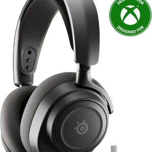 SteelSeries Arctis Nova 7X Wireless Gen 2 Gaming Headset – Real-Time App Control, 50+ HR Play, Neodymium Drivers, Mix 2.4GHz/Bluetooth, Xbox, PC, PS5/PS4, Switch 1/2, Mobile – Black