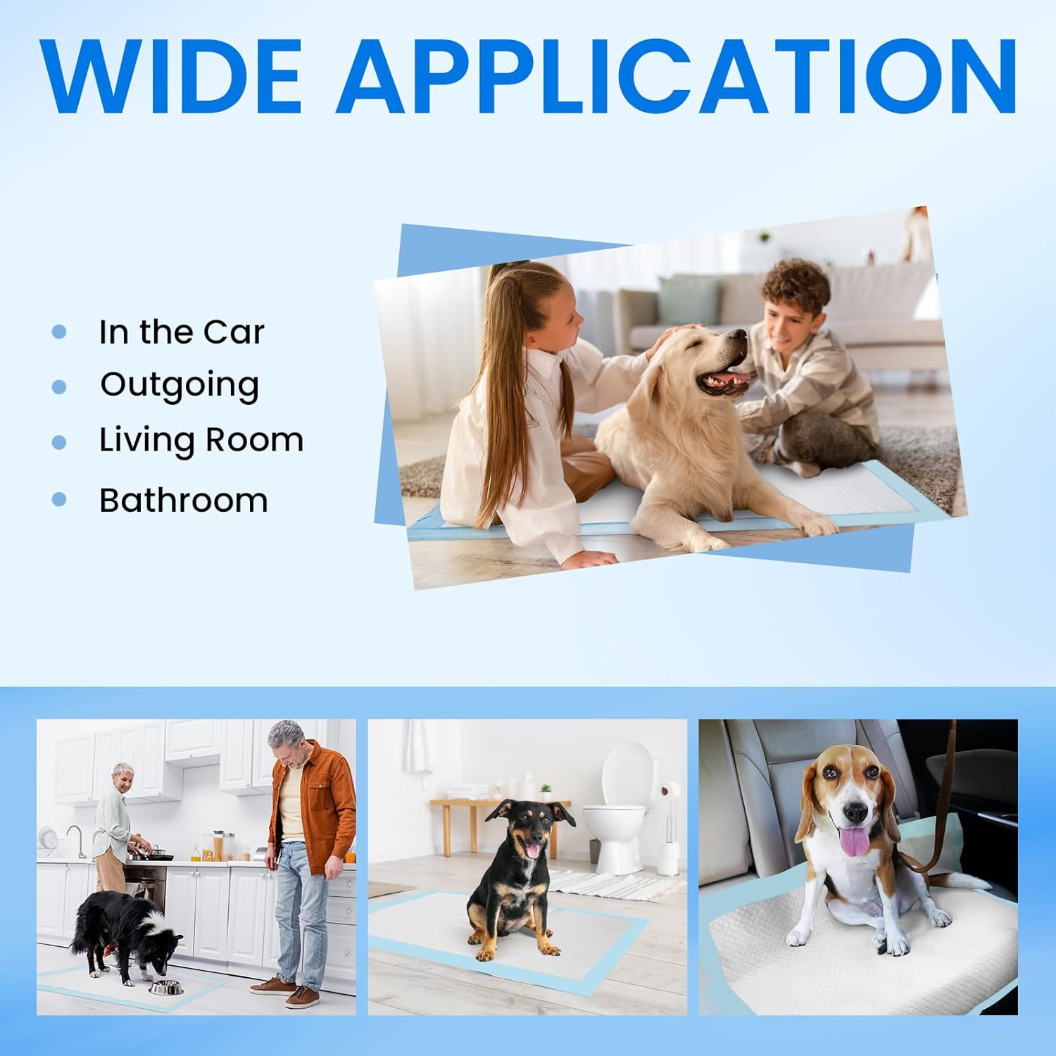 Dog Pee Pads Extra Large, Training Pads 28x30 50 Count, Pee Pad for Dogs, Super Absorbent Leak-Proof Quick Drying Pee Pads - Image 7