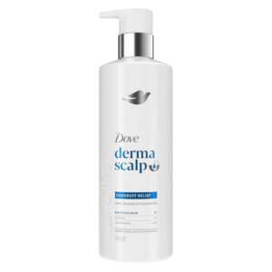 Dove Derma Scalp Dandruff Relief Shampoo 1 ct with Salicylic Acid, Sulfates and Niacinamide for Removing Flakes & Boosting Hair Resilience 16 fl oz