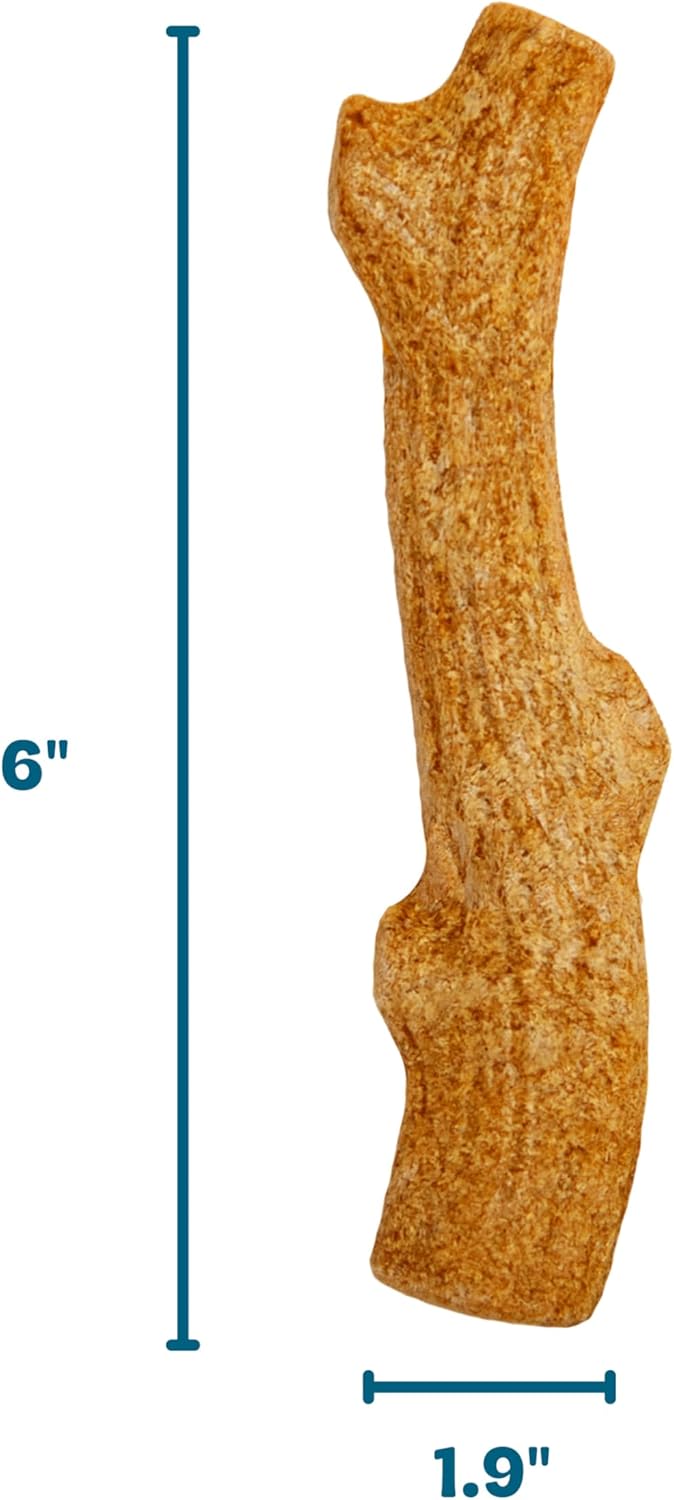 Pupstages Super Dogwood Dog Chew Toy, Made in the USA – Real-Wood Blend, Natural Wood Flavor & Texture, Moderate Chewers, XS, 6" - Image 7
