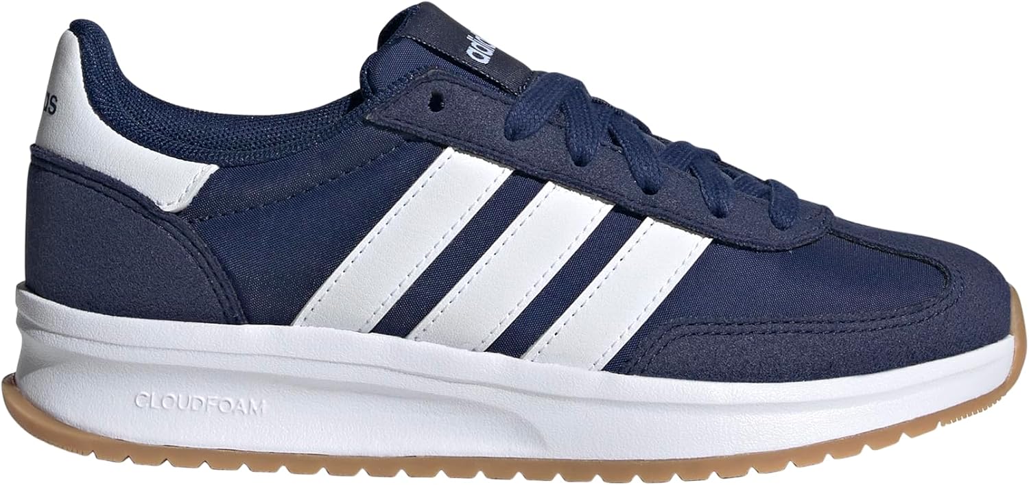 adidas Kids Girls Run 70S 2.0 Lace Up Sneakers Shoes Casual - White - Image 6