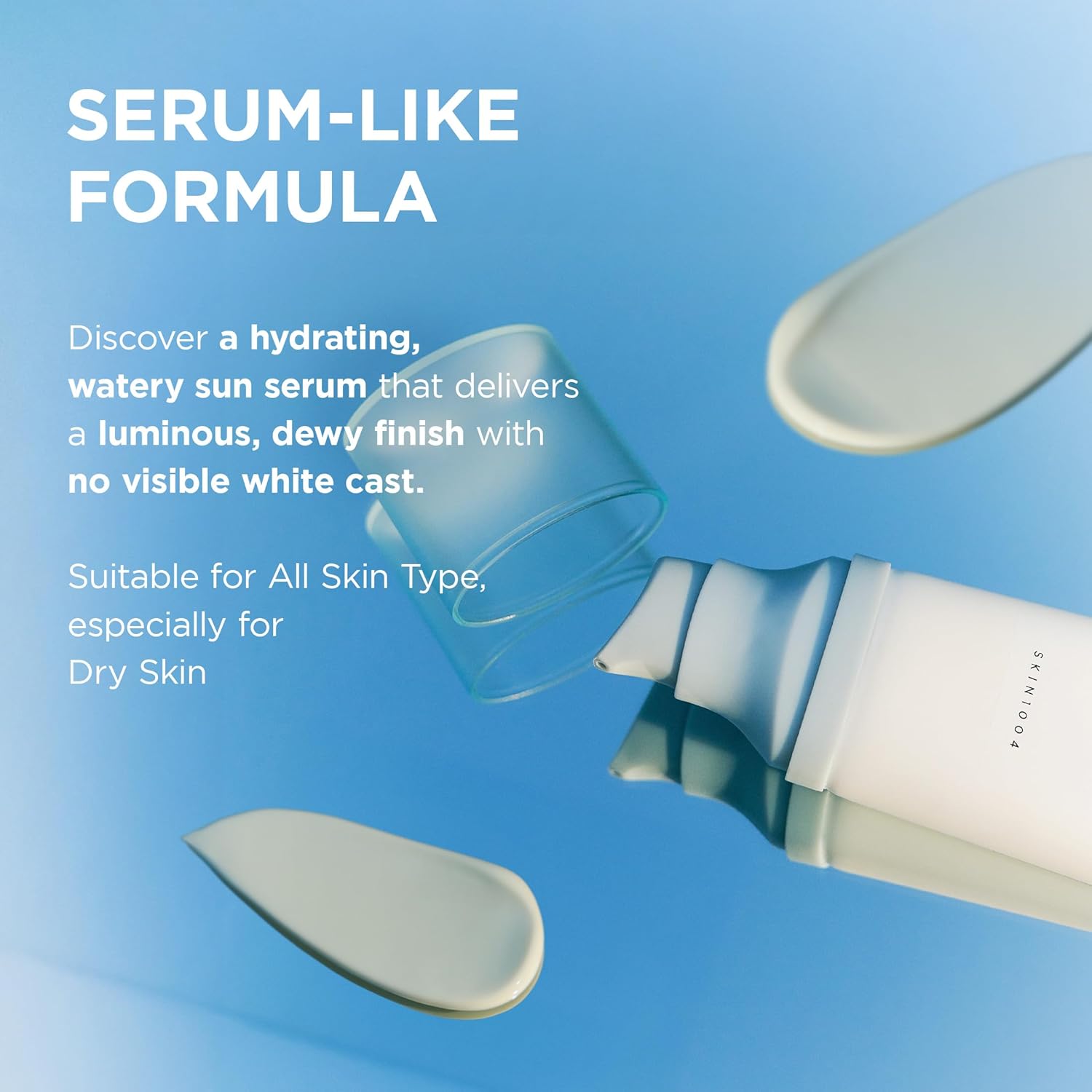 SKIN1004 Centella Hyalu-Cica Water-Fit Sun Serum UV, Korean Sunscreen SPF 50, Centella Sunscreen, Travel Essentials, Sunscreen with Hyaluronic Acid, No White Cast, Korean Skin Care, 1.69 fl.oz / 50ml - Image 5