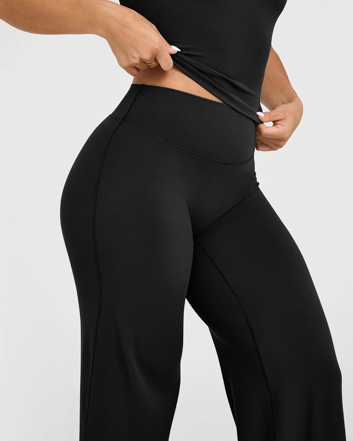 OQQ Yoga Pants Women High Waist Stretch Casual Soft Straight Leg Bottoms - Image 5
