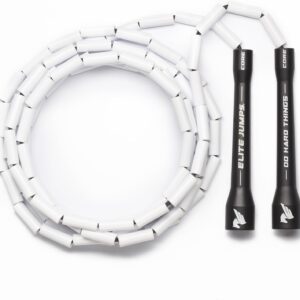 Elite Jumps – Do Hard Things 1” Beaded Jump Ropes | Crossover Jump Rope for Your Exercise Equipment | Segmented Jump Rope