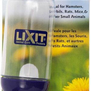 Lixit® Bell Style Aquarium Cage Climbing Resistant Water Bottles for Rats, Hamsters Gerbils, Mice and Other Small Animals (5 Ounce)