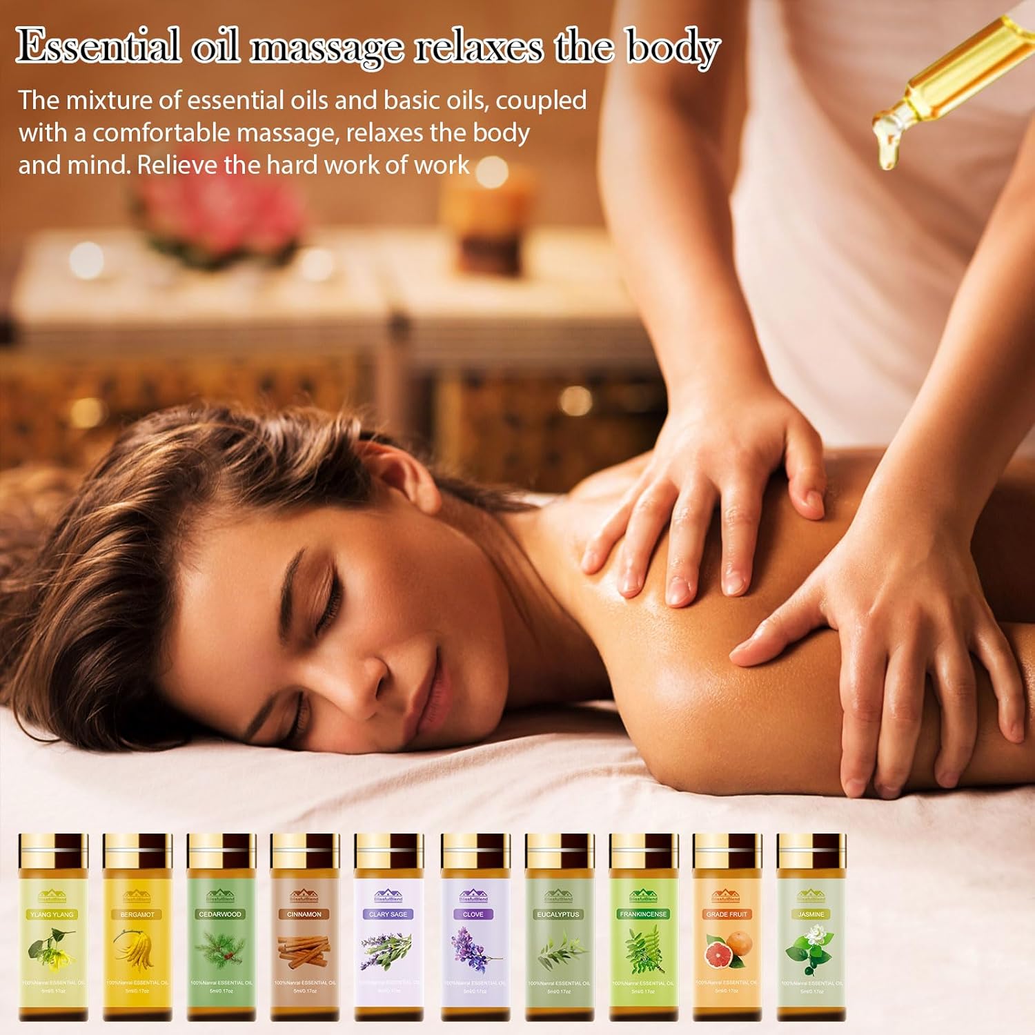 Fragrance Essential Oils Set, Essential Oils for Diffuser, for Home, Skin, Candle & Soap Making-Tea Tree, Lavender, Peppermint, Rose and More, with Gift Card for Friend, Teacher, Mom(20×5ml - Image 7