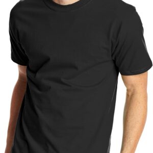 Hanes Men’s Beefy-T T-Shirt, Heavyweight Cotton T-Shirts for Men, 1 or 2 Pack, Men’s Tees (Tall