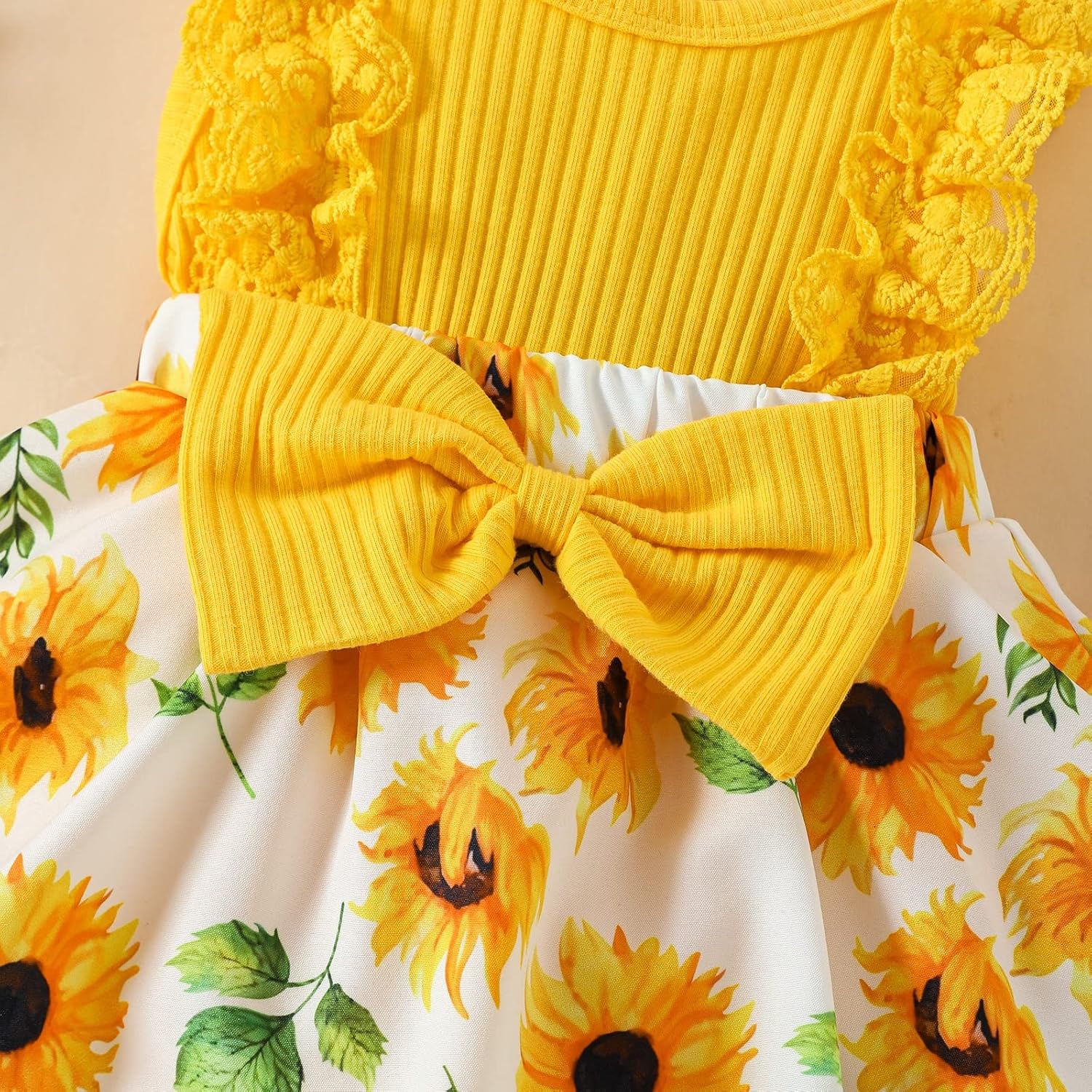 Baby Girl Clothes Newborn Romper Dress Infant Lace Ruffle Sleeveless Summer Outfits with Headband 0-12 Months - Image 6