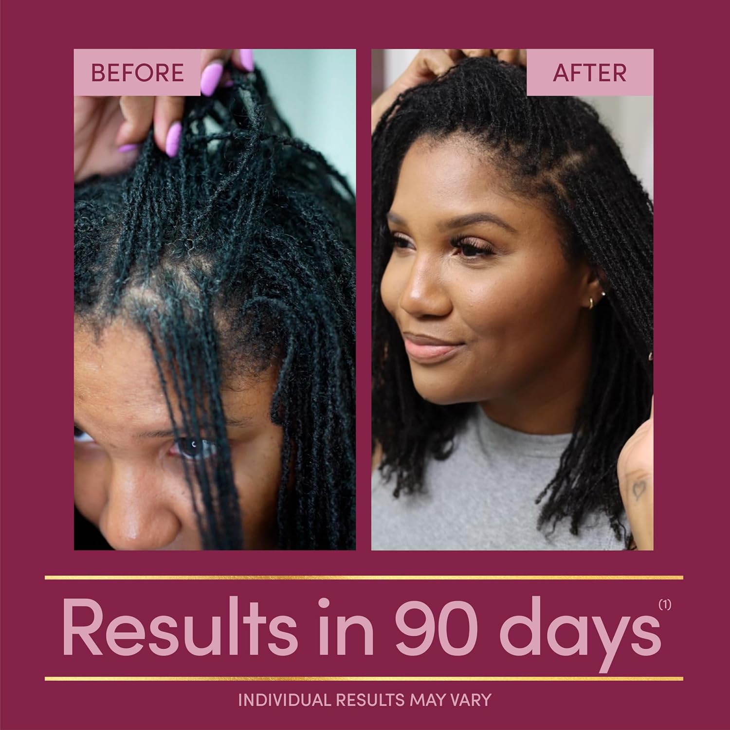 Nature's Bounty Optimal Solutions Hair Growth Supplement with Biotin, Hair Growth Vitamins with Biotin Silicon & Arginine, 1 Per Day, 30 Capsules, One Month Supply - Image 7