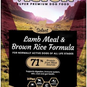VICTOR Super Premium Dog Food – Lamb Meal & Brown Rice Formula – Gluten-Free Dry Dog Food for All Normally Active Dogs of All Life Stages – Ideal for Dogs with Meat Protein Allergies, 15 lb