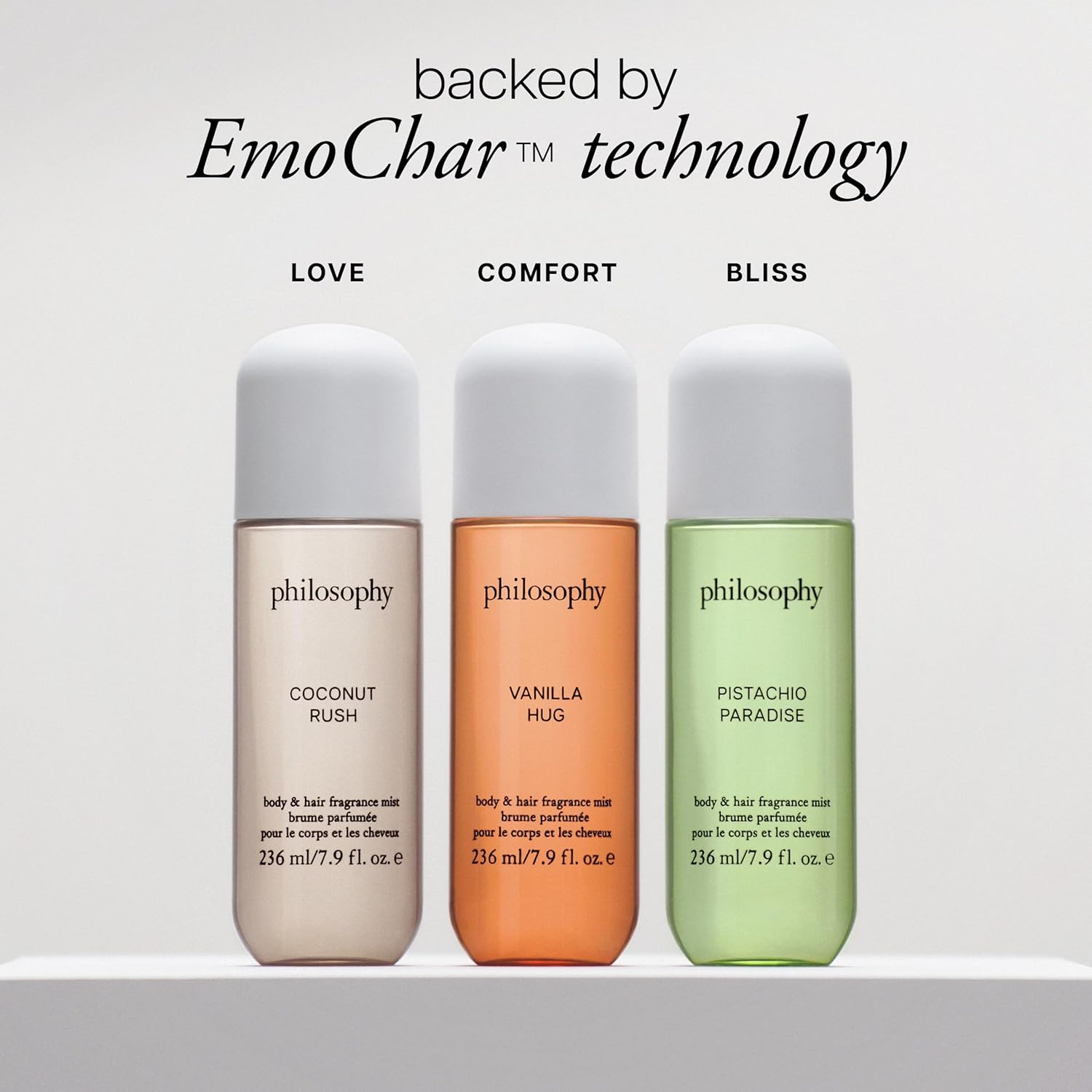 philosophy hair and body mists – long-lasting fragrance mists for women with skin-loving ingredients – hydrates & refreshes for 24 hours – vanilla, pistachio & coconut scent options - Image 10