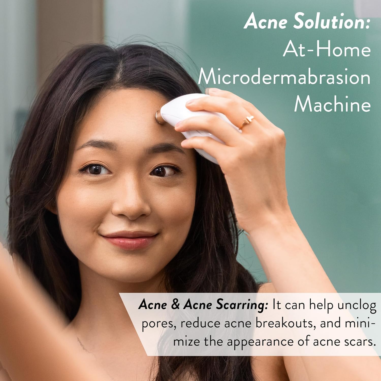 Microderm GLO Diamond Microdermabrasion Machine - Best Gift for Women - Dermabrasion & Anti Aging Wrinkle Skincare - Home Facial Treatment System - Blackhead Remover & Exfoliator for Acne Scars - Image 6