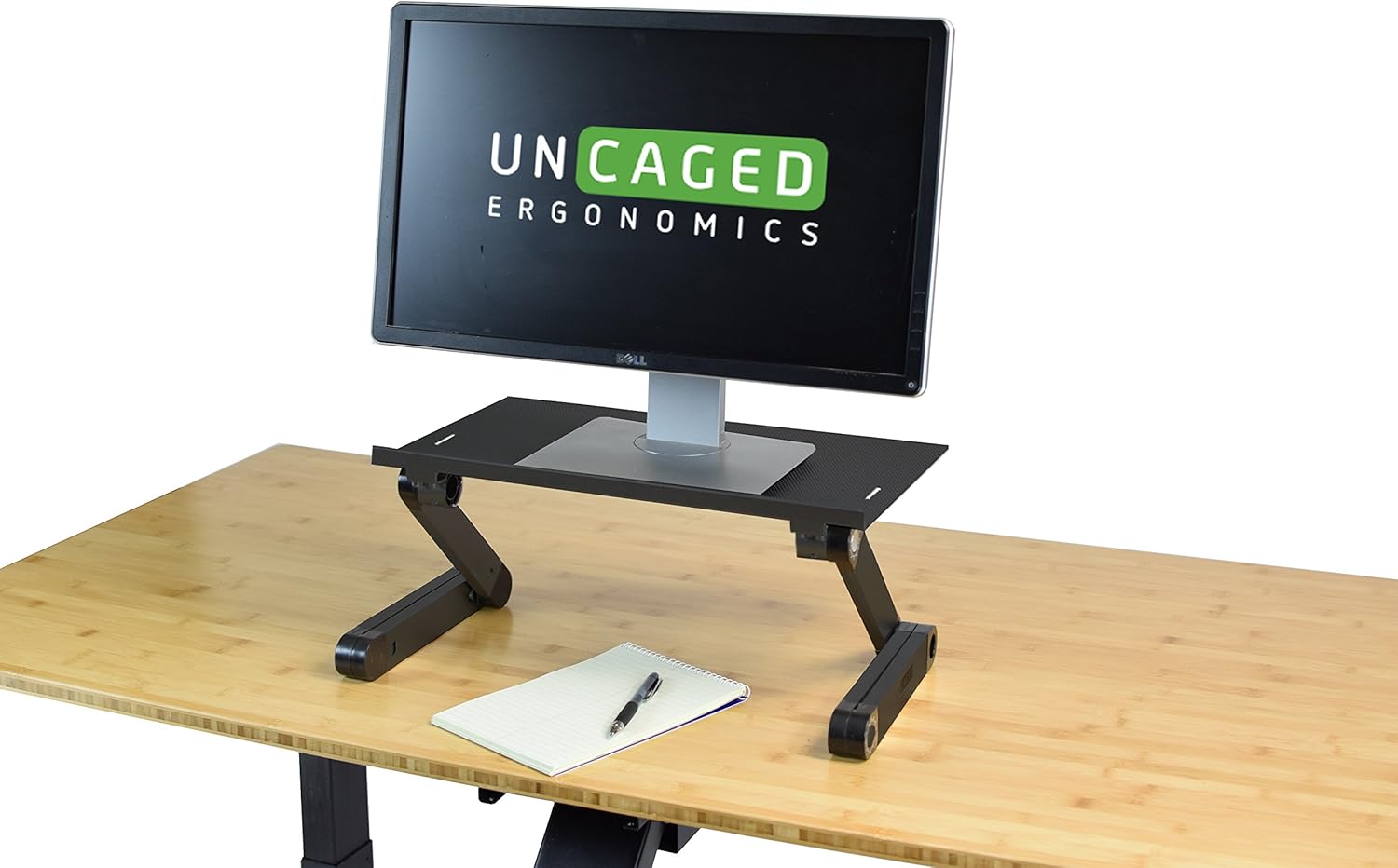 WorkEZ Monitor Stand, Single Mount Height Adjustable Monitor Riser for Desk, Ergonomic Desktop Computer Stand - Image 8
