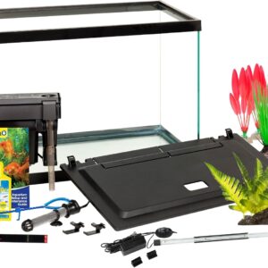 Tetra Aquarium, 20 Gallon, Complete Tropical Fish Tank Kit With LED Lighting And Decor For Freshwater Fish
