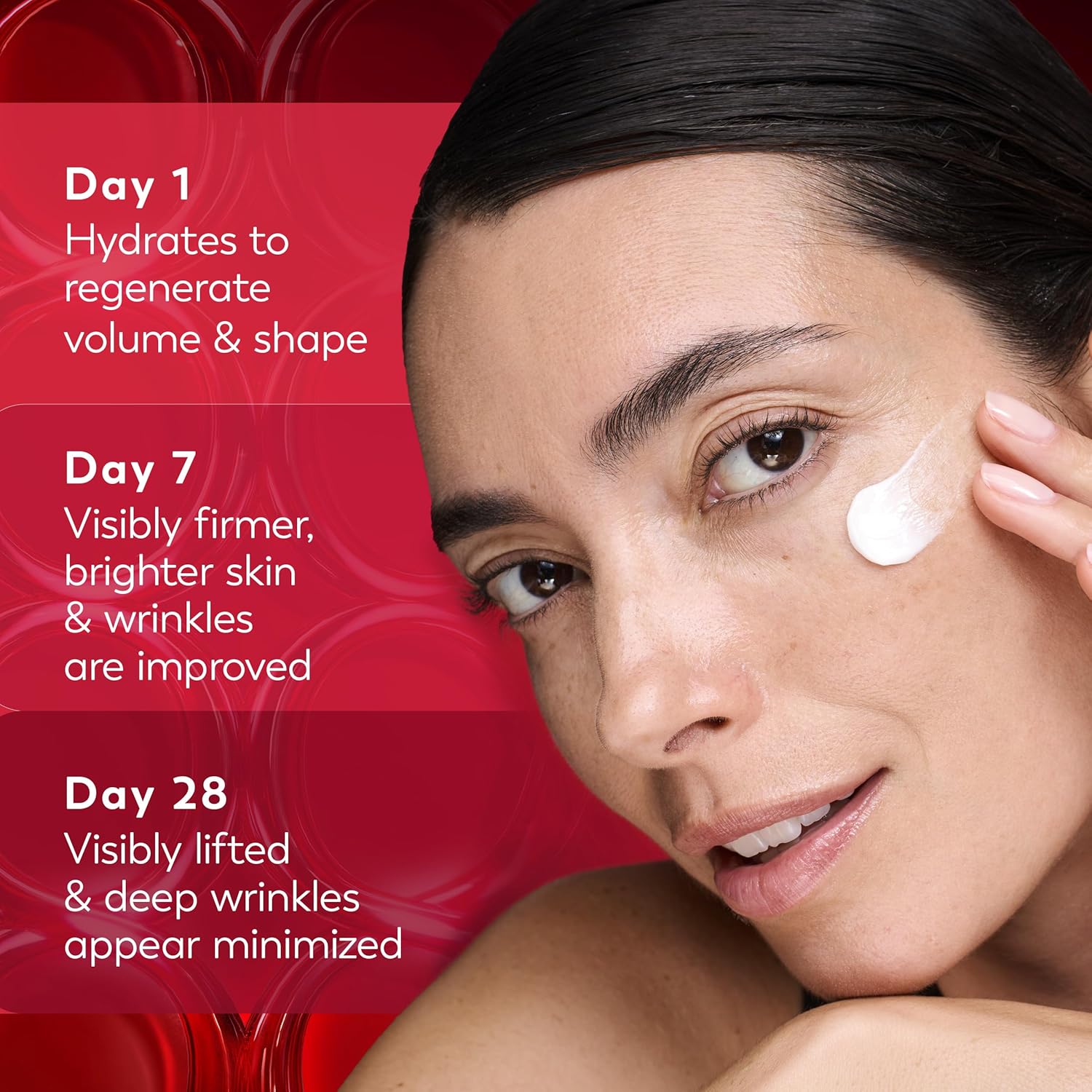 Olay Face Moisturizer, Regenerist Micro-Sculpting Facial Cream for Women - Anti-Aging, Anti-Wrinkle, Firming Skin Care - Triple Collagen Cream, Peptide Moisturizer, Hyaluronic Acid, Niacinamide, 1.7oz - Image 4