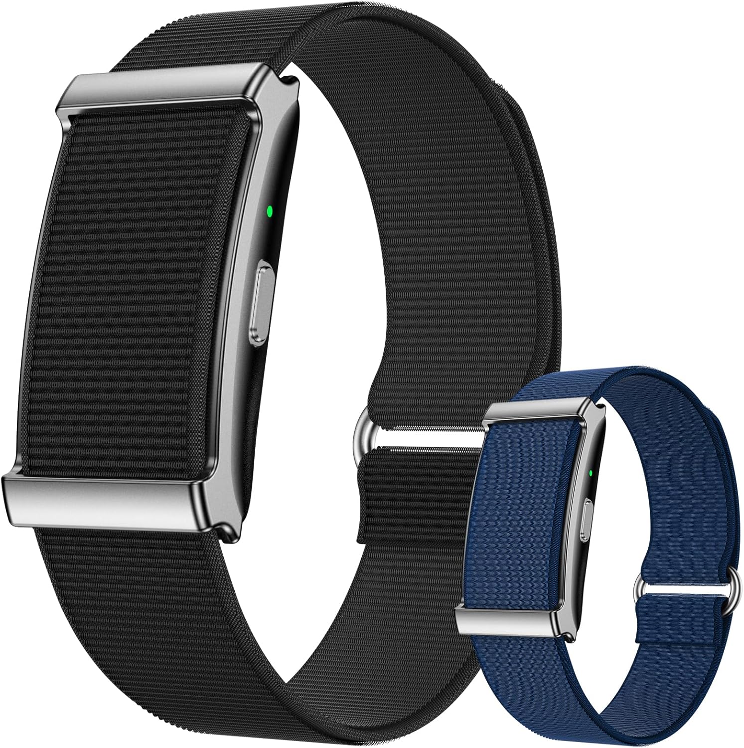 Smart Bracelet for Men Women,Health Activity Fitness Trackers with Continuous Heart Rate Monitor, 24/7 Sleep Tracking, 120+ Sport Modes, 30-Day Battery Life,Includes 2 Replacement Bands(Black)