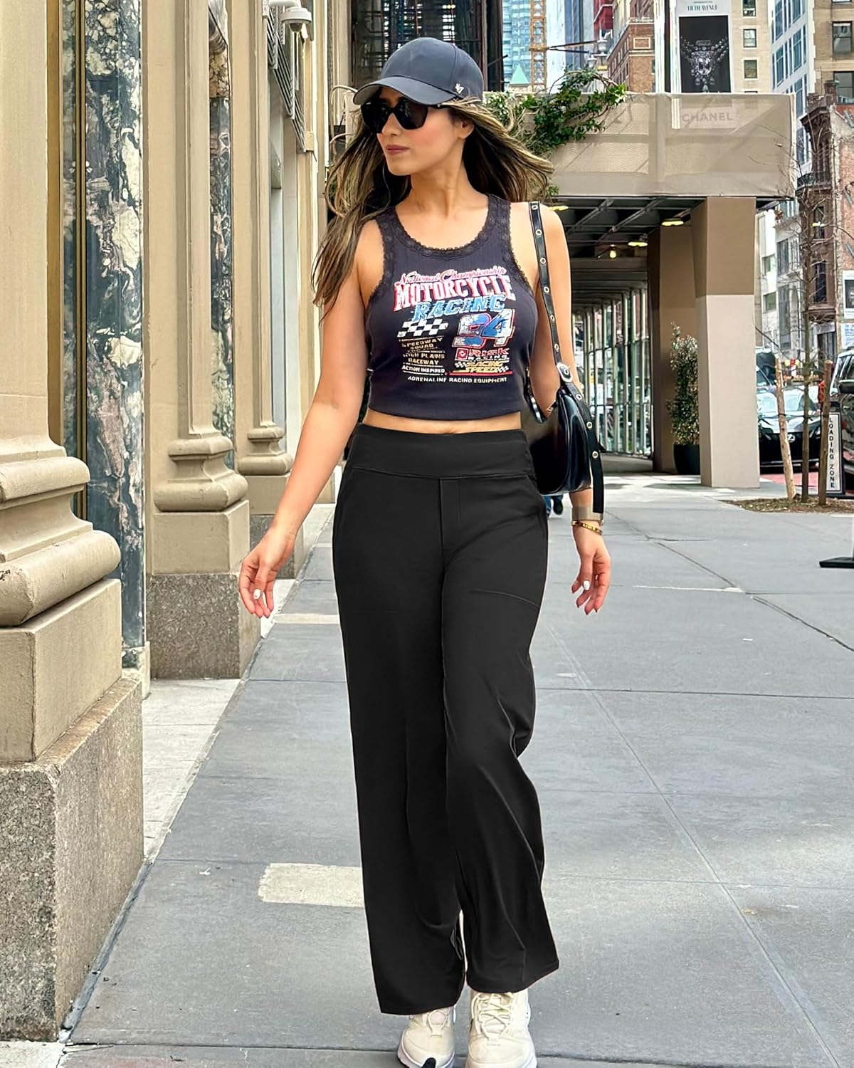 G4Free EverGoing Yoga Pants Women Wide Leg Pants with Pockets High Waist Stretch Dress Casual Sweatpants Petite/Regular/Tall - Image 5