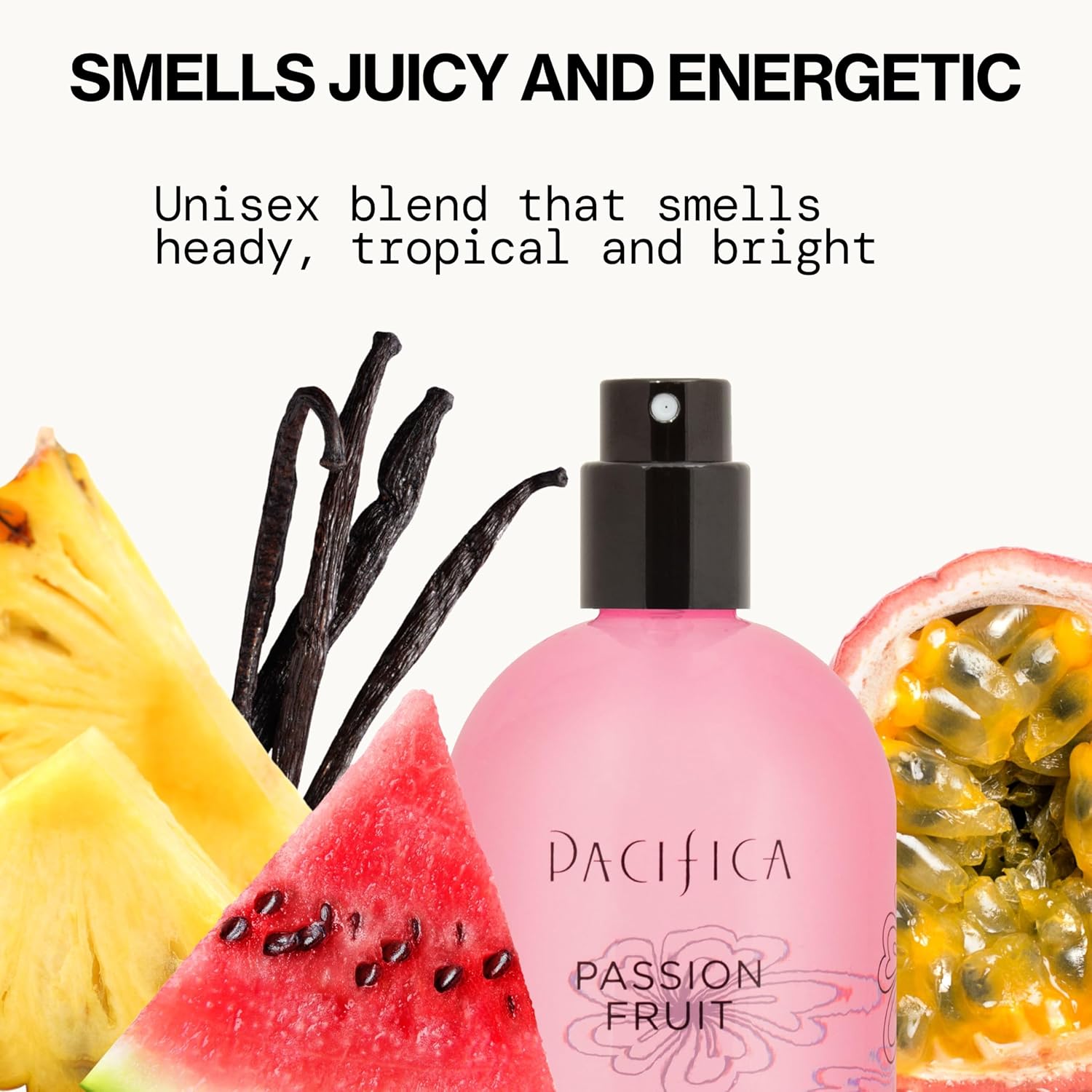 Pacifica Passion Fruit Perfume – Tropical Fruity Floral Clean Perfume for Women with Passionfruit, Pineapple & Vanilla, Vegan, Non-Toxic, Beachy Summer Scent (2 fl oz) - Image 2