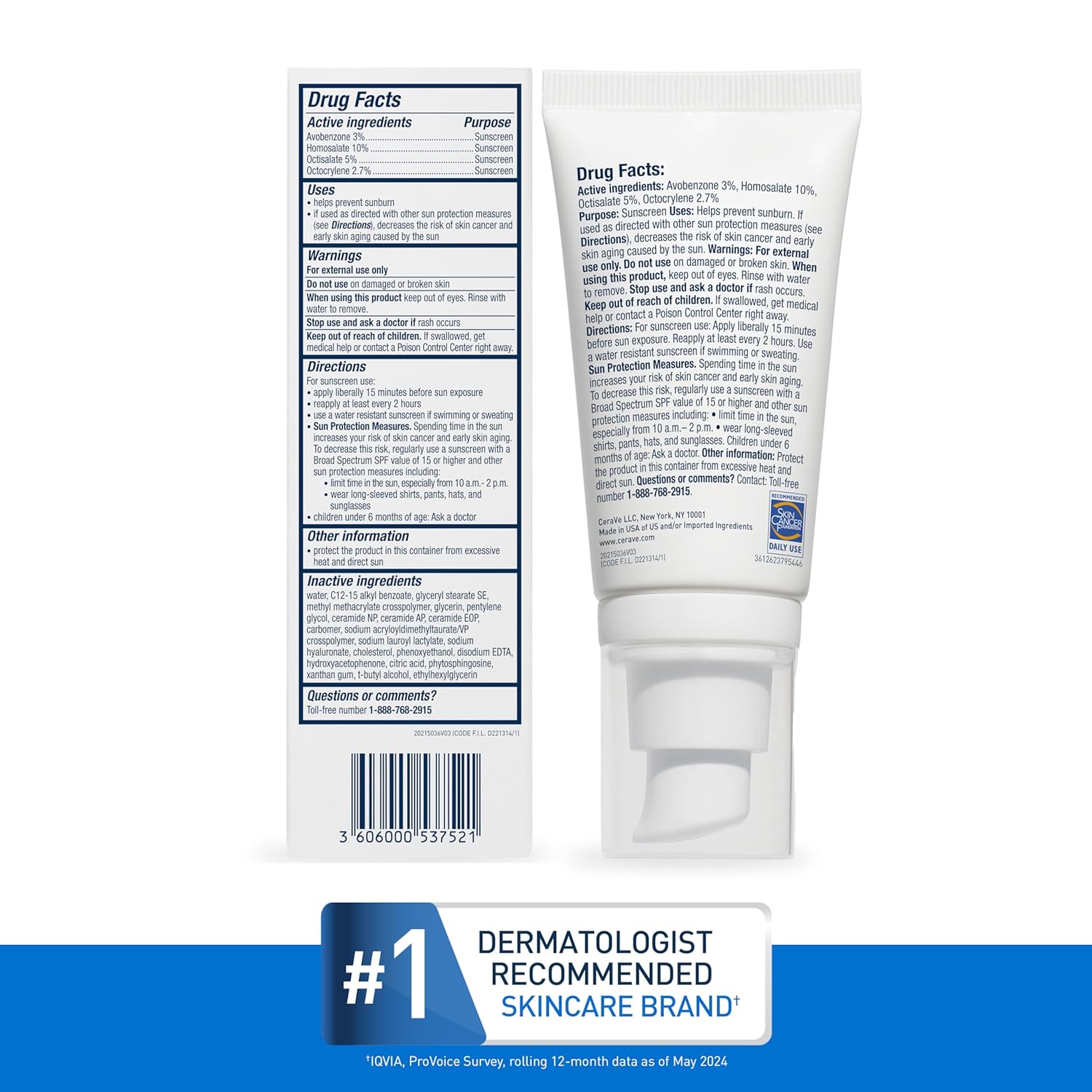 CeraVe Ultra-Light Moisturizing Lotion With SPF 30, Daily Face Moisturizer with SPF, Formulated with Hyaluronic Acid & Ceramides, Broad Spectrum SPF, Oil Free, Matte Finish, 1.7 Ounce - Image 8