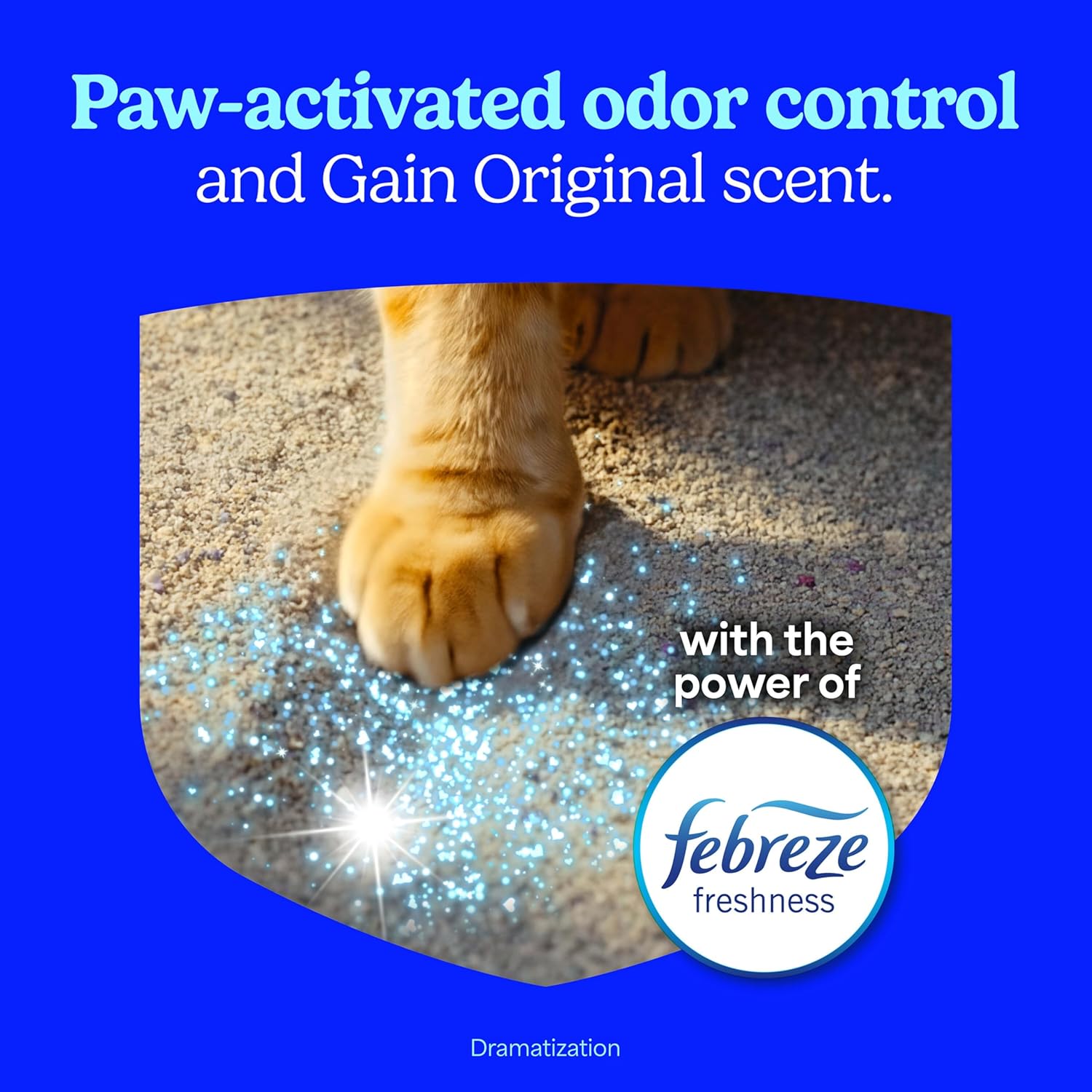 Fresh Step Advanced Odor Shield Multi Cat Clumping Litter with Febreze Freshness, Low Dust, Odor Control with Ammonia Block Tech, Compatible in Automatic Litter Boxes, 37 lb. (2 x 18.5 lb.) - Image 6