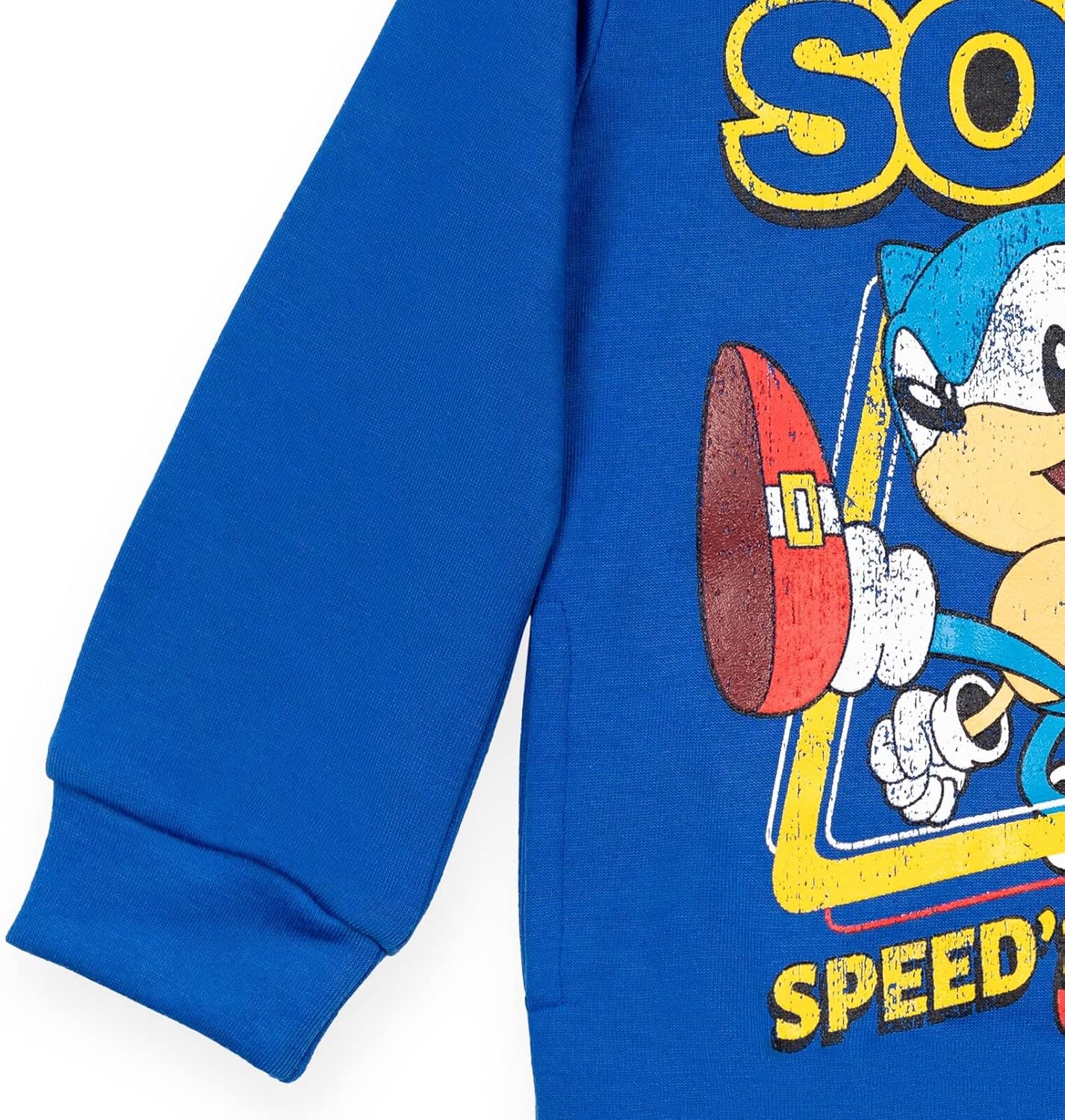 SEGA Sonic the Hedgehog Tails Knuckles Hoodie Toddler to Big Kid - Image 5