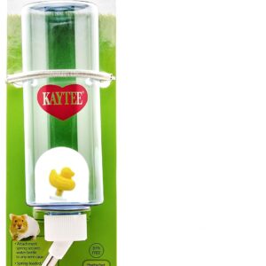 Kaytee Clear View Water Bottle for Pet Gerbils, Hamsters & Mice, 8 oz