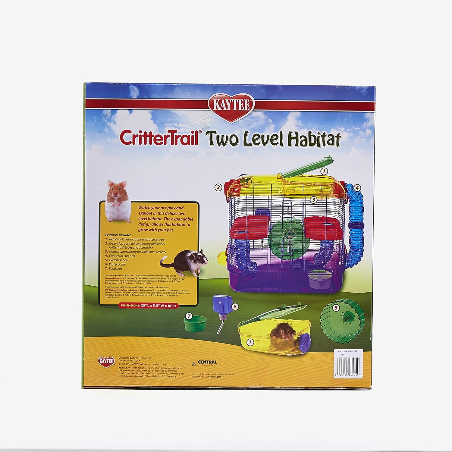 Kaytee CritterTrail Two Level Habitat for Pet Dwarf Hamsters, Gerbils or Mice - Image 6