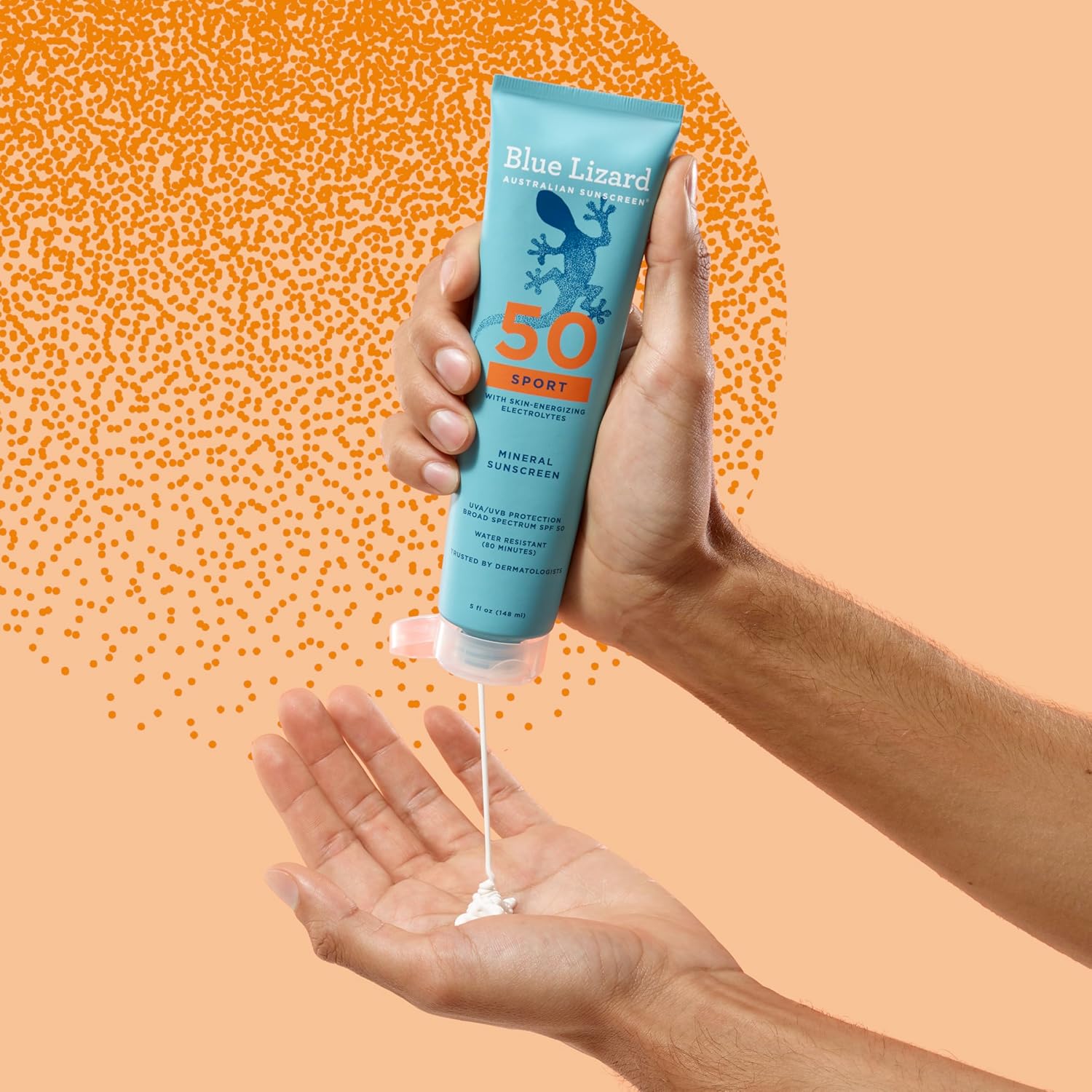 Blue Lizard Sport Mineral SPF 50 Lotion, Ideal for Athletes, 100% Mineral Sunscreen Actives, Fragrance-Free, Paraben-Free, Vegan, 5 fl oz - Image 9