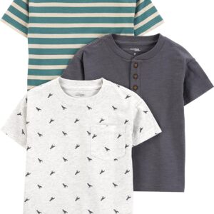 Simple Joys by Carter’s Baby Boys’ 3-Pack Short-Sleeve Tee Shirts