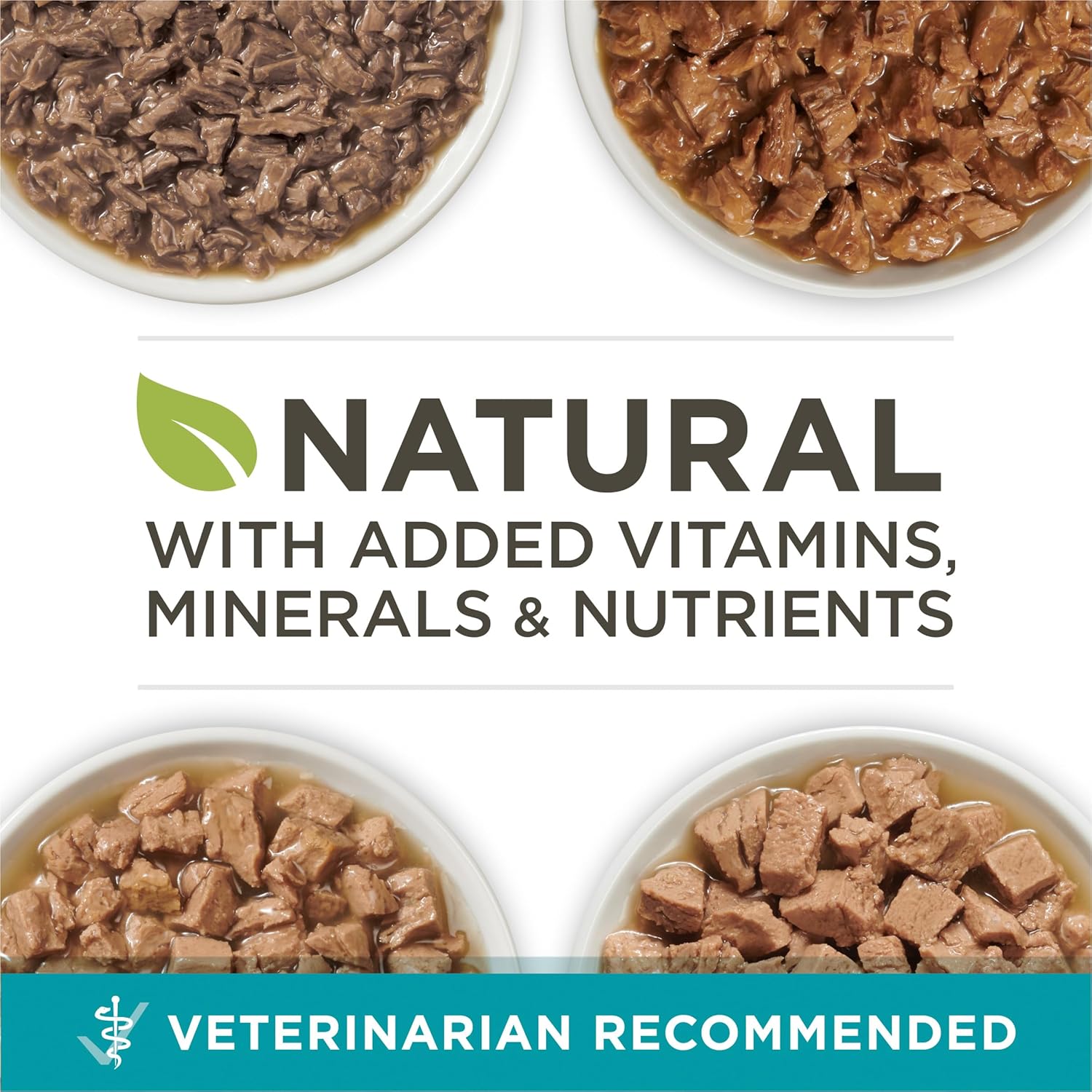 Purina ONE Natural, High Protein Cat Food Variety Pack, Chicken, Tuna, Salmon and Trout Recipes - (Pack of 24) 3 oz. Cans - Image 3
