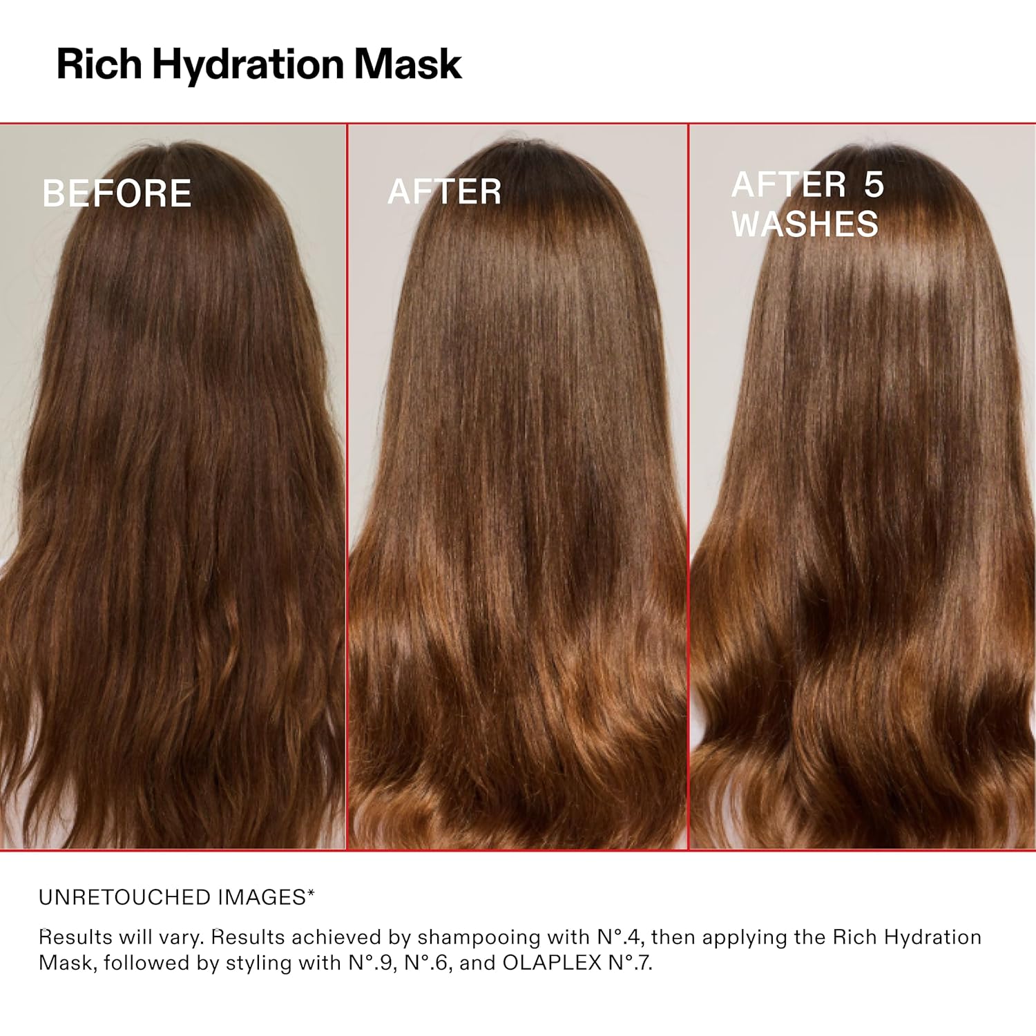 Olaplex Rich Hydration Mask: Cuticle Sealing Mask | Hydrate & Control Frizz | For Dry or Medium to Coarse Hair, 200 ml / 6.7 Fl Oz - Image 5